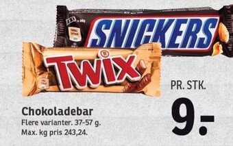 SPAR Chokoladebar tilbud