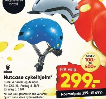 Bilka Nutcase cykelhjelm tilbud