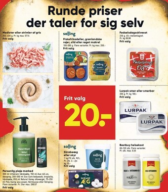 Runde priser der taler for sig selv