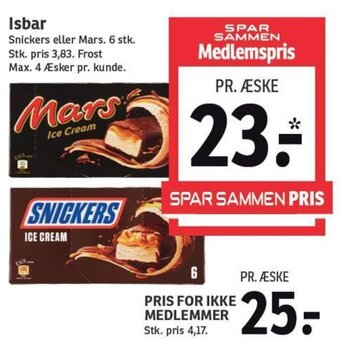 SPAR Isbar tilbud