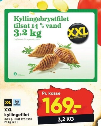 Bilka Xxl kyllingefilet tilbud