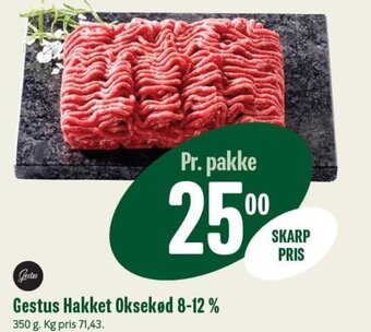 Min Købmand Gestus Hakket oksekød 8-12 % tilbud