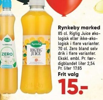 Bilka Rynkeby marked tilbud