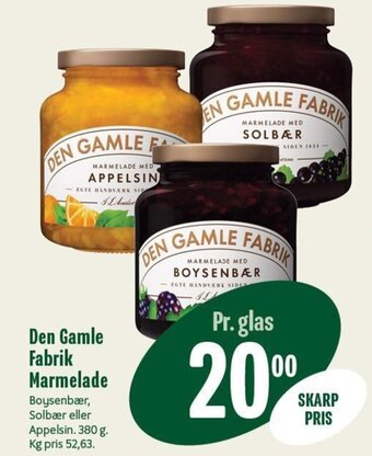 Den Gamle Fabrik Marmelade