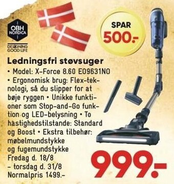 Bilka Ledningsfri støvsuger tilbud