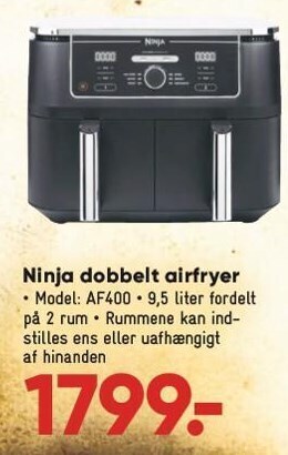 Bilka Ninja dobbelt airfyer tilbud