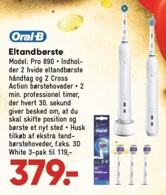 Bilka Oral-b eltandbørste tilbud