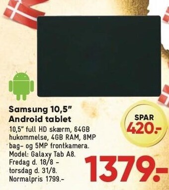 Samsung 10,5´´ android tablet