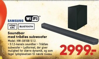 Bilka Soundbar med trådløs subwoofer tilbud