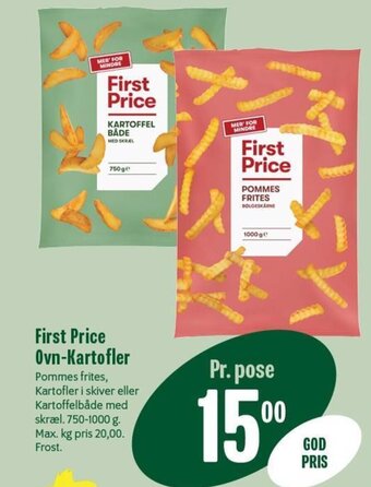 Min Købmand First Price Ovn-Kartofler tilbud