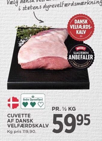 MENY Cuvette af dansk velfærdskalv tilbud