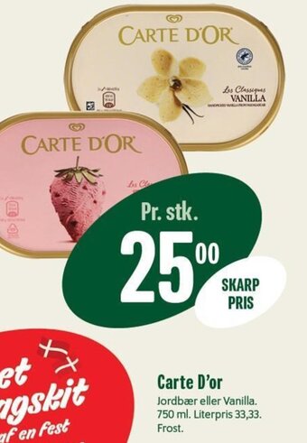Min Købmand Carte D'or tilbud