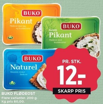 MENY Buko flødeost tilbud