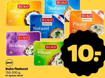 Netto Buko flødeost 150-200 g. tilbud