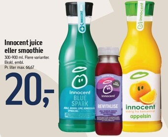 Føtex Innocent juice eller smoothie tilbud