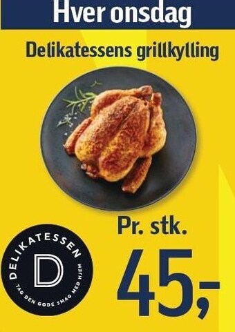 Føtex Delikatessens grillkylling tilbud