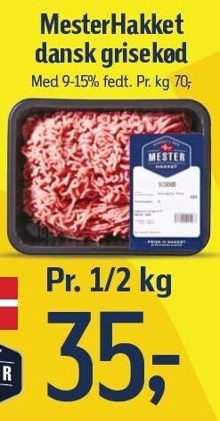 Føtex Mesterhakket dansk grisekød tilbud