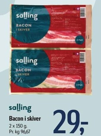 Føtex Bacon i skiver tilbud