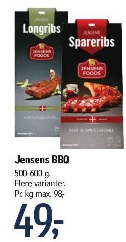 Føtex Jensens bbq tilbud