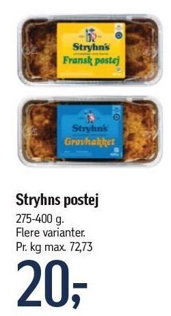 Føtex Stryhns postej tilbud