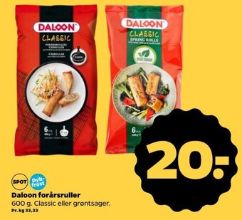 Netto Daloon forårsruller tilbud
