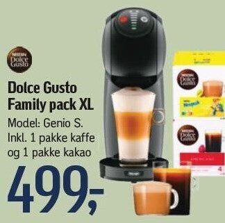 Føtex Nescafé dolce gusto family pack xl tilbud