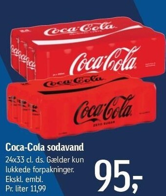 Føtex Coca-cola sodavand tilbud