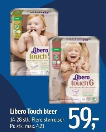 Føtex Libero touch bleer tilbud