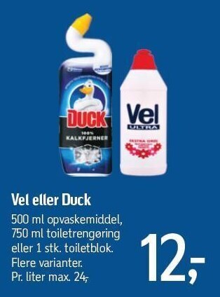 Føtex Vel eller duck tilbud