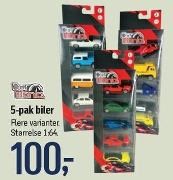 Føtex 5-pak biler tilbud