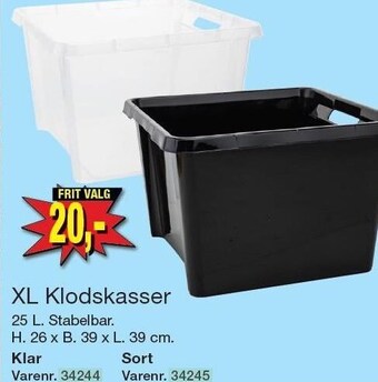 Harald Nyborg Xl klodskasser tilbud