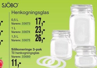 Harald Nyborg Sjöbo henkogningsglas tilbud