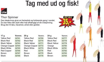 Harald Nyborg Dam thor spinner tilbud