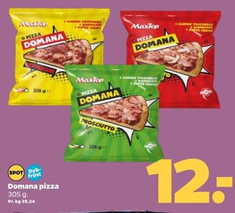 Netto Domana pizza 305 g. tilbud