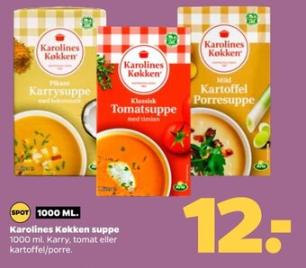 Netto Karolines Køkken suppe 1000 ml tilbud