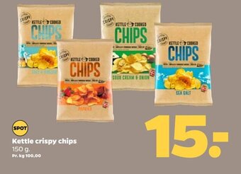 Netto Kettle crispy chips 150 g. tilbud