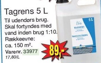 Harald Nyborg Tagrens 5 l tilbud