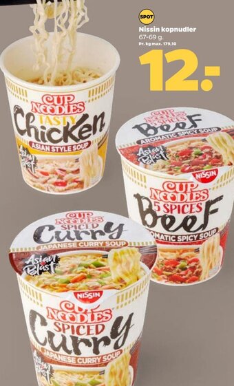 Netto Nissin kopnudler tilbud