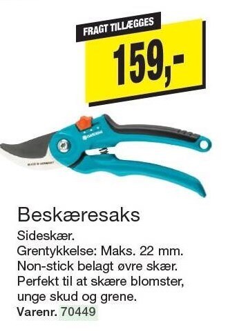 Harald Nyborg Beskæresaks tilbud