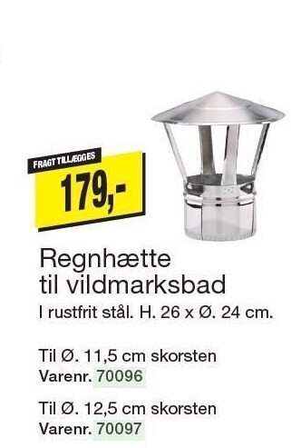 Harald Nyborg Regnhætte til vildmarksbad tilbud