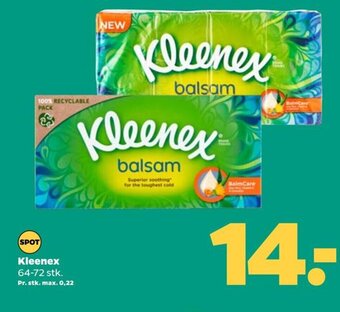 Netto Kleenex 64-72 stk. tilbud