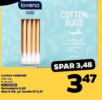 Netto Lovena vatpinde 300 stk tilbud