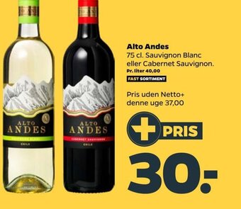 Netto Alto Andes tilbud