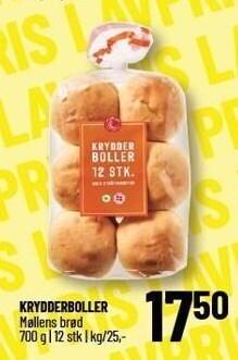 Løvbjerg Møllens brød krydderboller tilbud