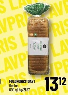 Løvbjerg Gestus fuldkornstoast tilbud