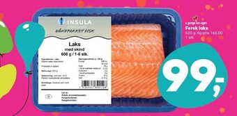 SuperBrugsen Fersk laks tilbud