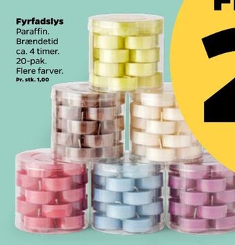Netto Fyrfadslys tilbud