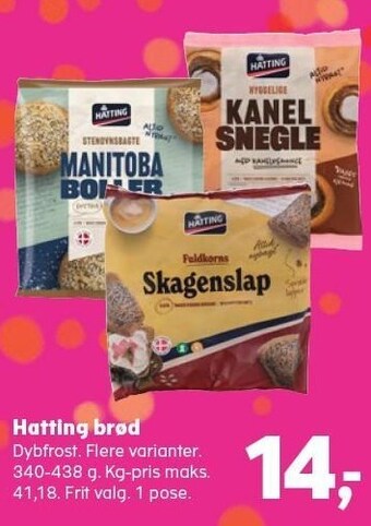 SuperBrugsen Hatting brød tilbud
