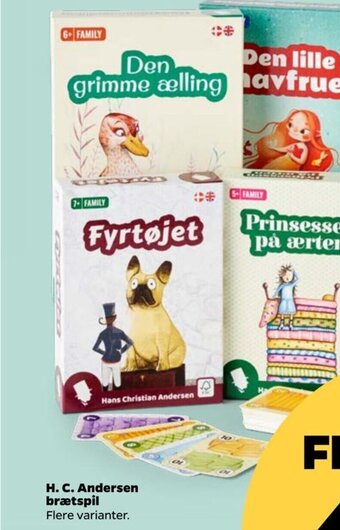 Netto H.C. Andersen brætspil Flere varianter. tilbud