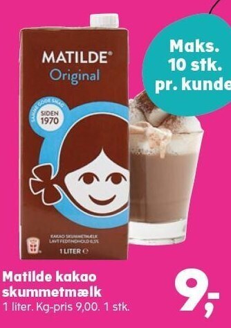 Matilde kakao skummetmælk